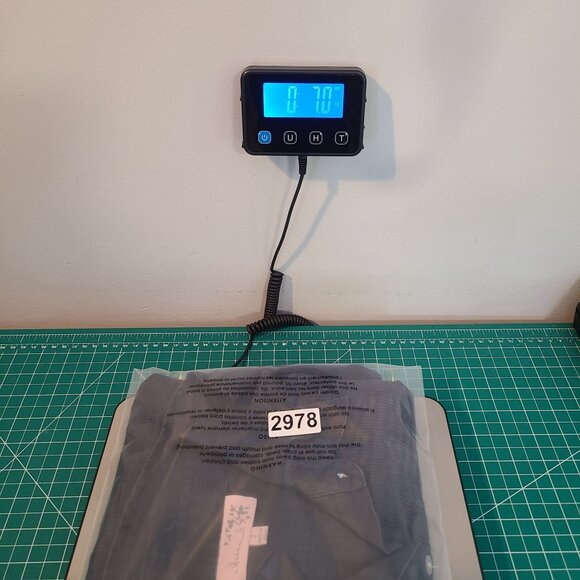 Hanna G Long Sleeve Pleated Front Linen Shirt S Relaxed Lagenlook Minimalist - Picture 9 of 9